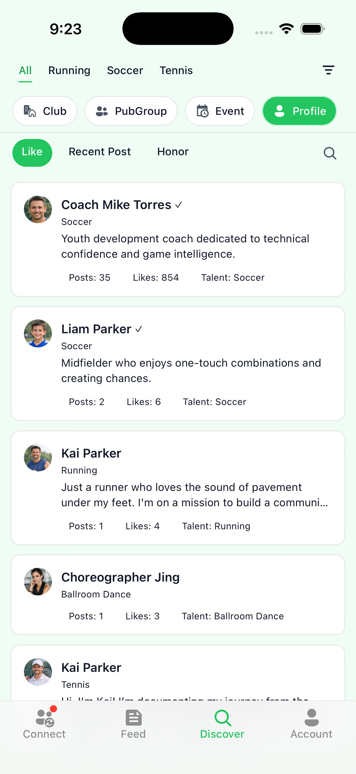 Discover Profiles Across the GrowYa Community
